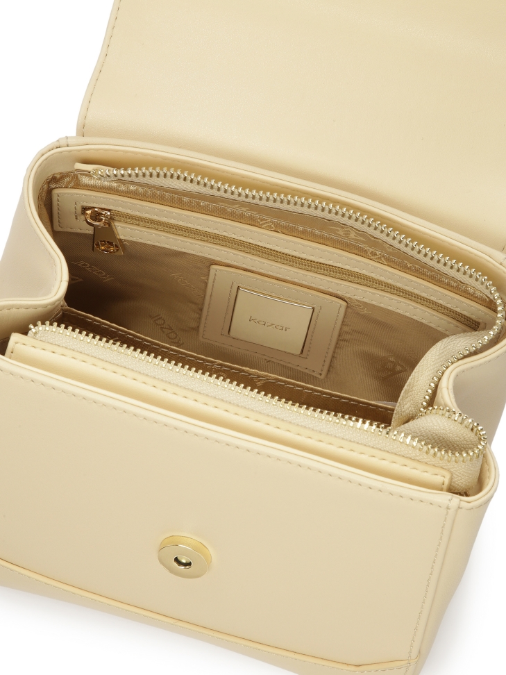 Sac à main avec rabat décoré d'un motif ajouré KRISTENA