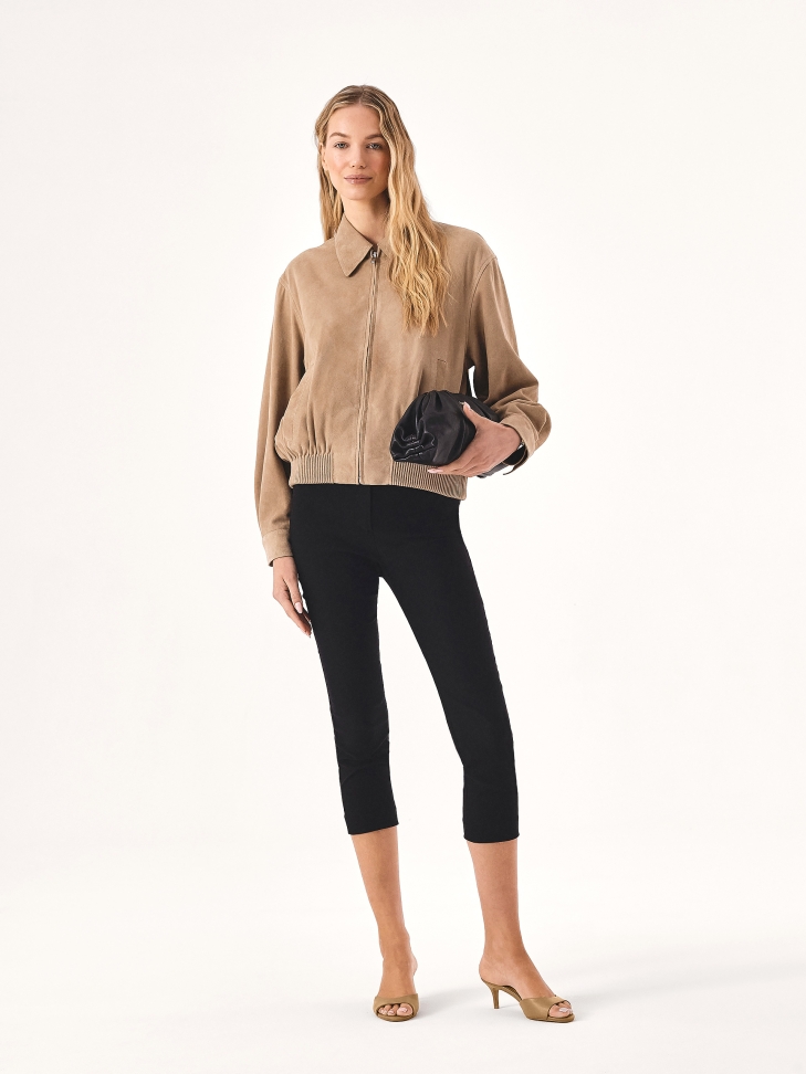 Mules à petit talon aiguille de couleur marron clair  LUCIA