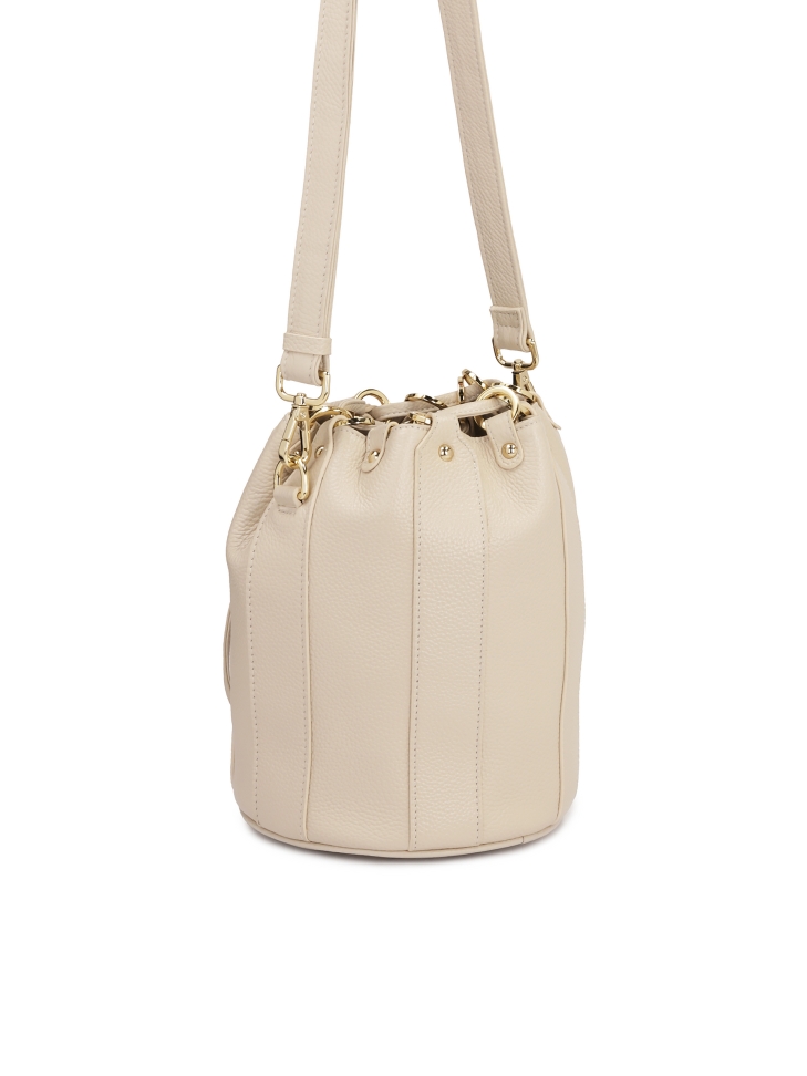 Sac à main en cuir de couleur claire ROCK