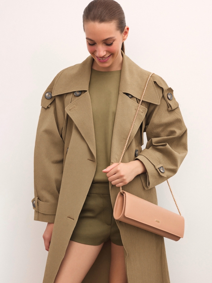 Sac d'occasion oblong en cuir VIVIENNE