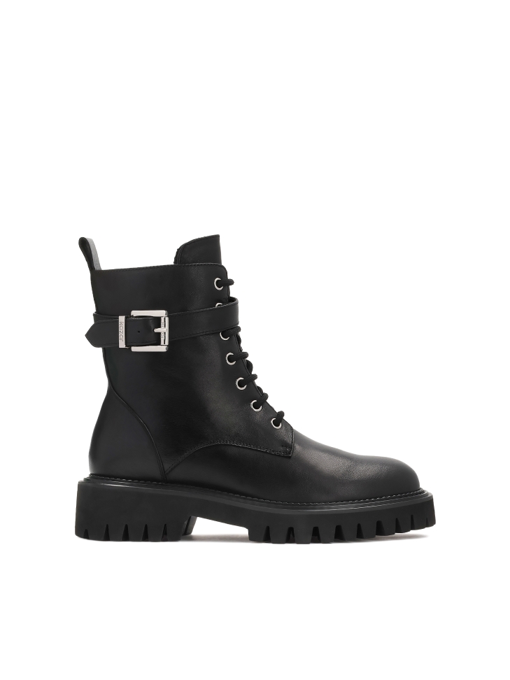 Bottes en cuir décorées de rayures BALL