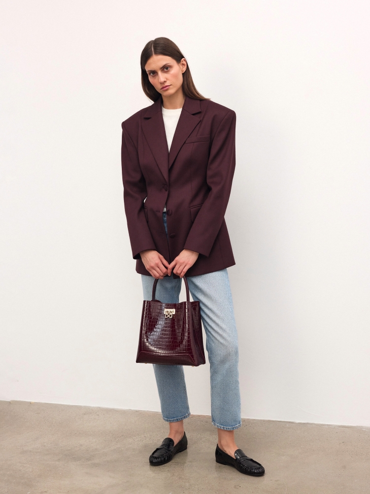 Mocassins en cuir estampillé DIONEA