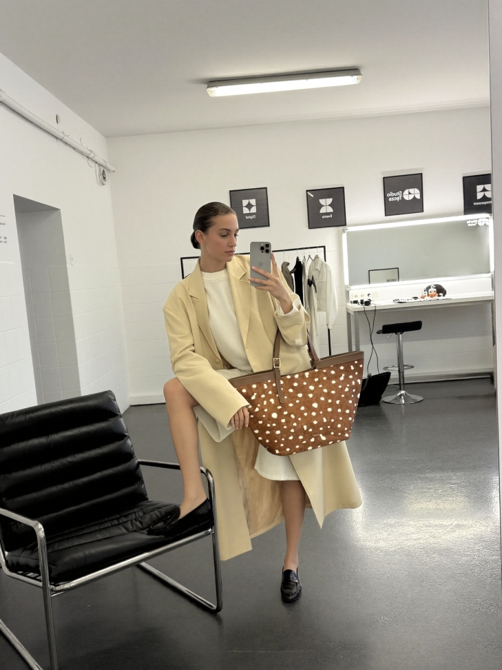 Mocassins en cuir estampillé DIONEA