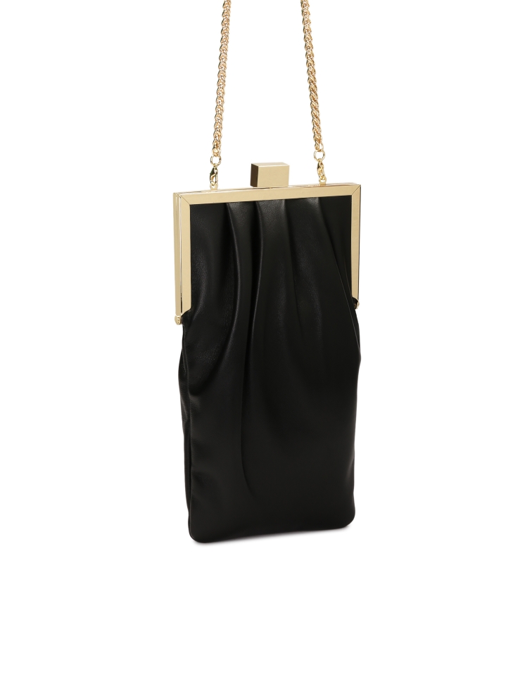 Sac à main à chaîne en cuir allongé AIMEE