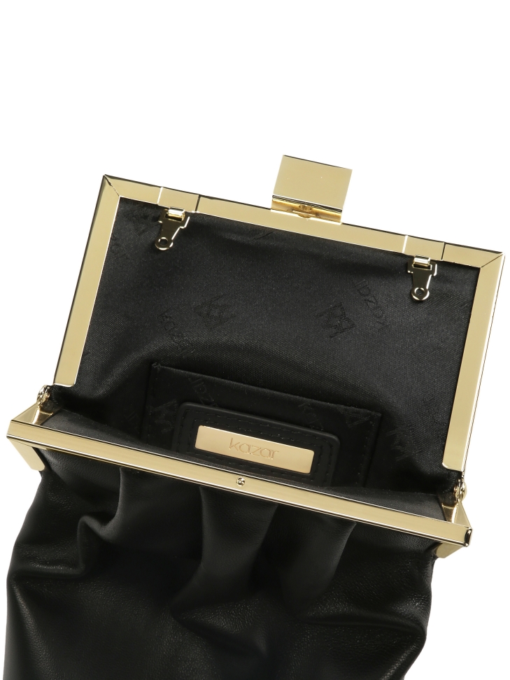 Sac à main à chaîne en cuir allongé AIMEE