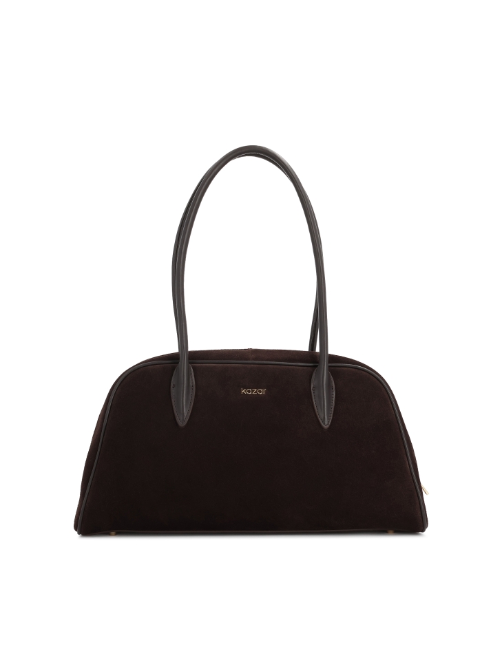 Sac à main en daim marron KYLE