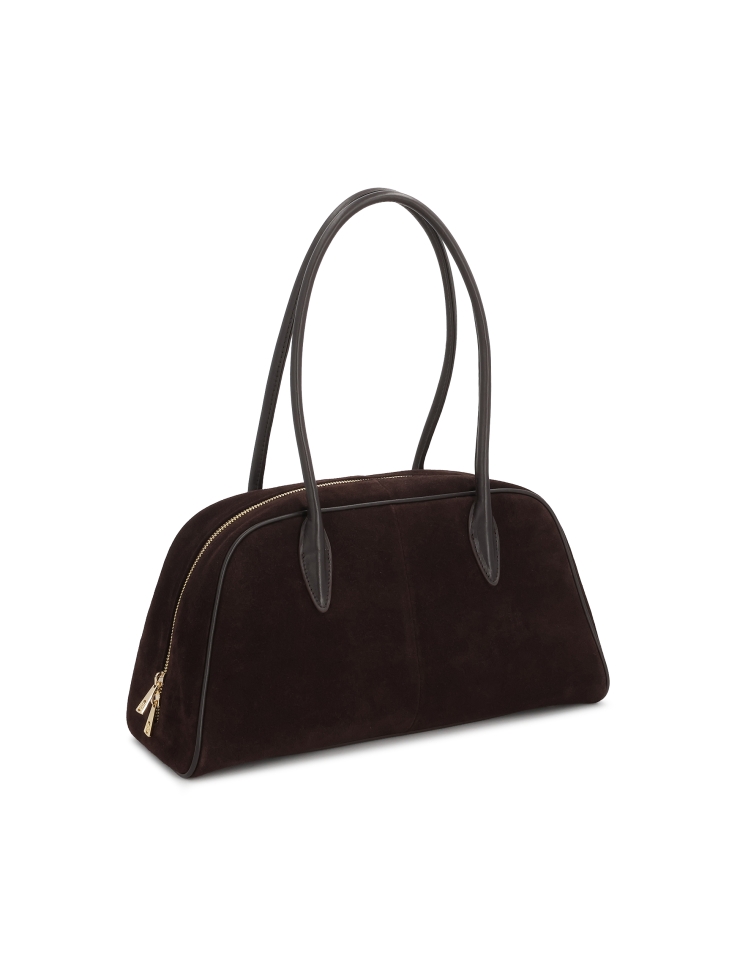 Sac à main en daim marron KYLE