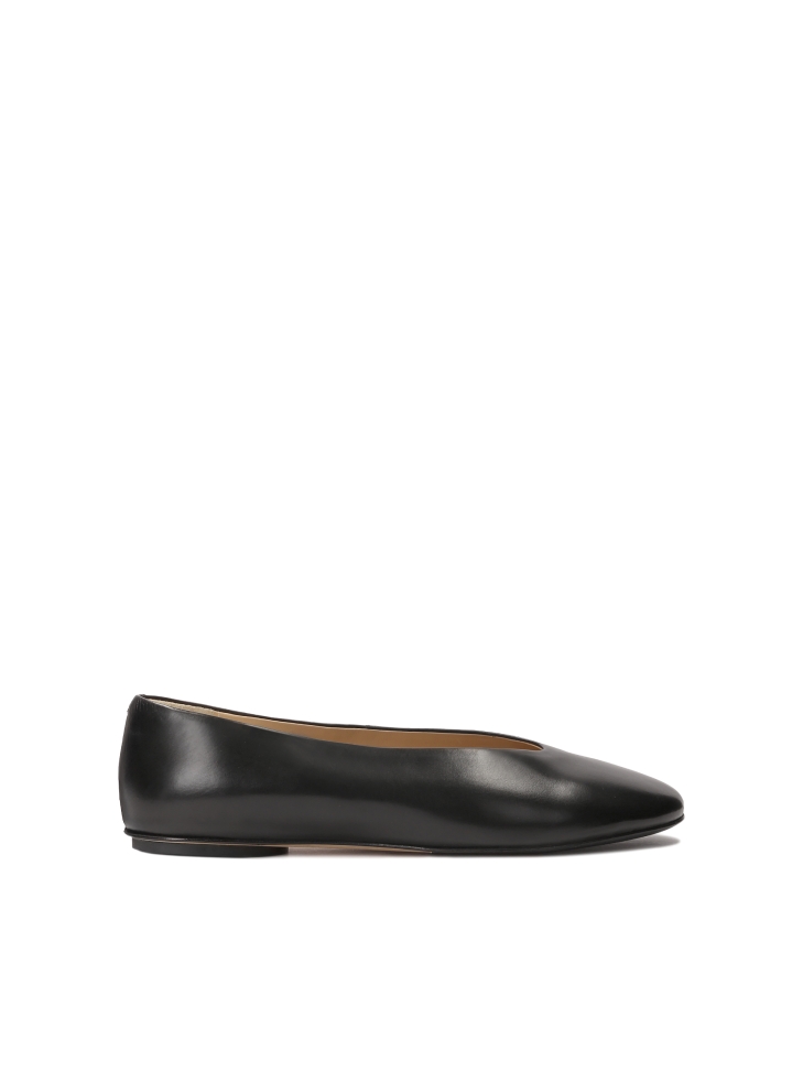 Ballerines en cuir souple noir  KS ANITE