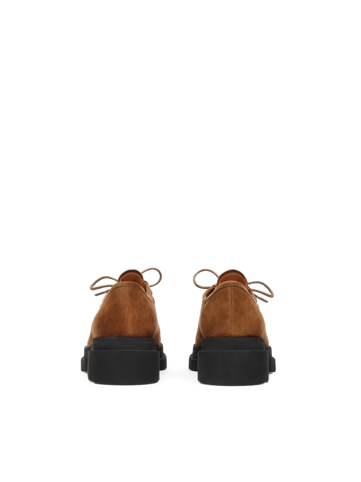 Chaussures marron clair avec semelle contrastée ALAYNA