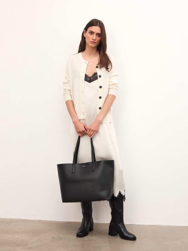 Sac à bandoulière minimaliste en cuir CEDRINE