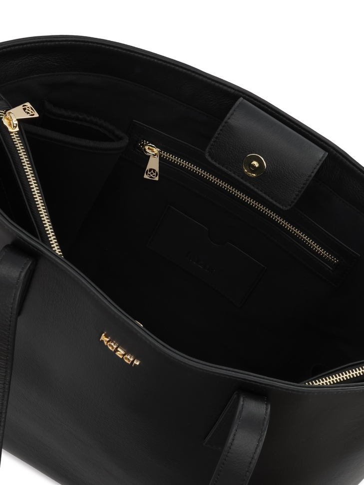 Sac à bandoulière minimaliste en cuir CEDRINE