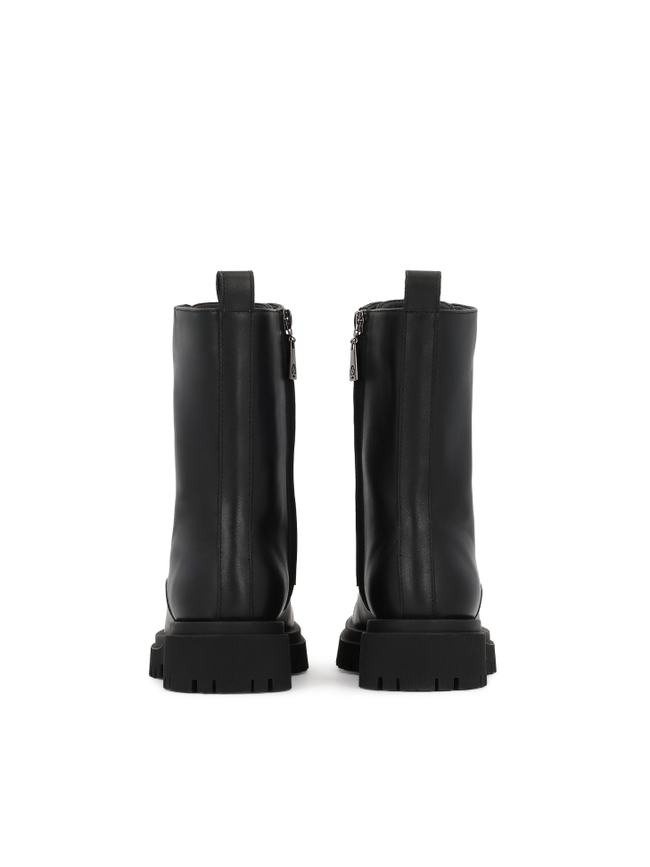 Bottes noires classiques à semelle trilobée MAILLE